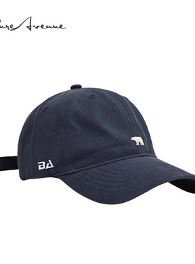 【官方正品】Bure Avenue美式棒球帽子春夏季北极熊鸭舌帽子男女