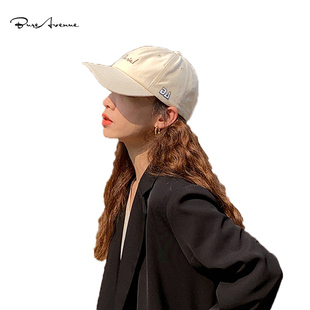 Bure Avenue刺绣鸭舌帽子时尚百搭出行棒球帽夏季网红款防晒遮阳