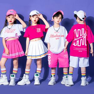 街舞儿童潮服冬春节合唱啦啦队演出服小学生运动会开幕式服装班服