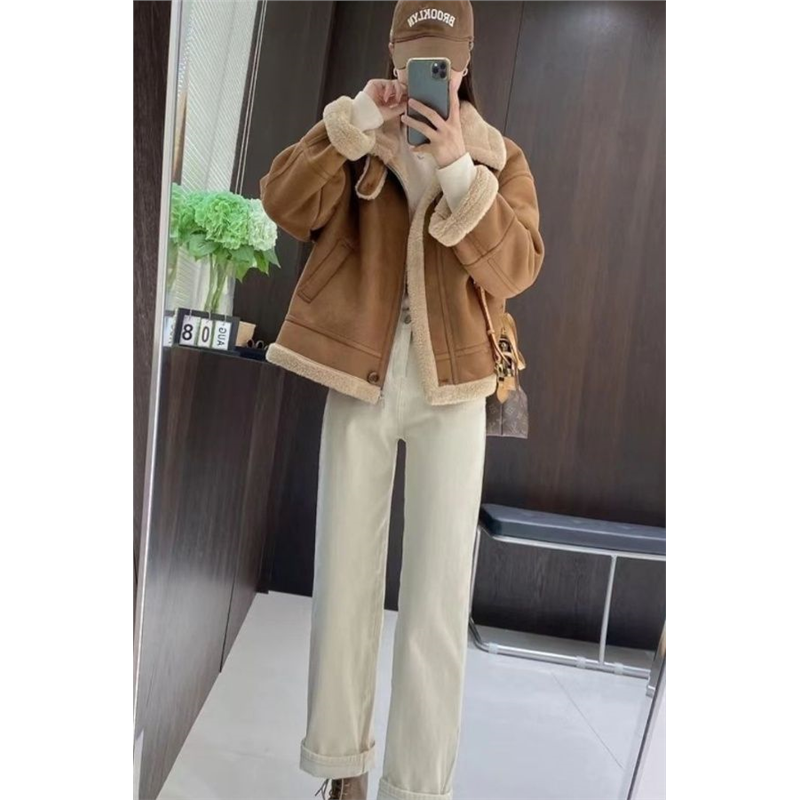 羊羔毛外套女秋冬205新款