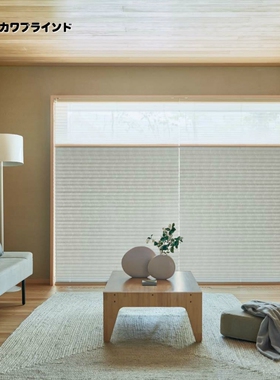 立川日本进口日夜帘日式百折帘和风客厅卧室榻榻米遮光风琴帘定制