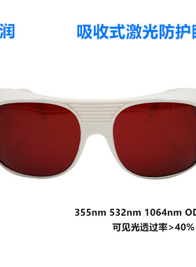 吉润1064nm532nm355nm激光防护眼镜美容仪用洗眉洗纹身身防护眼镜
