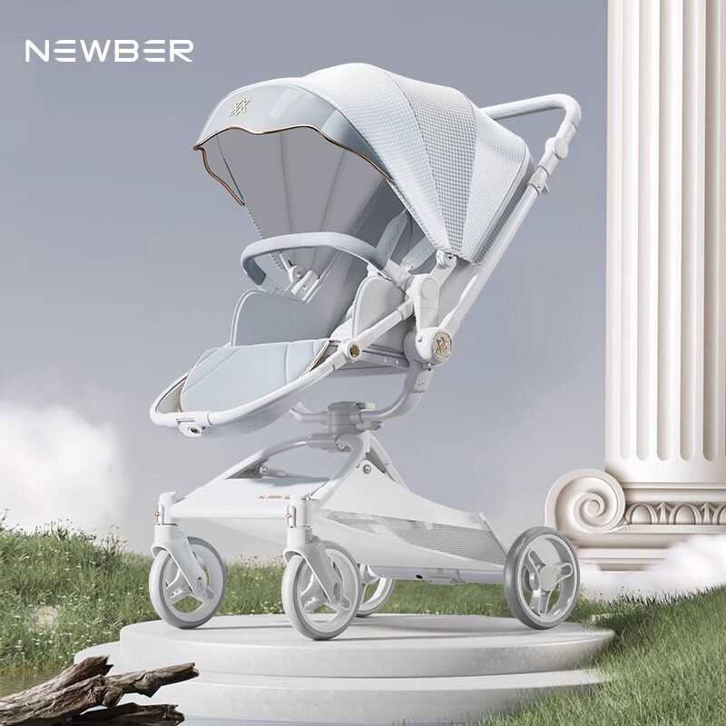 newber纽贝尔婴儿车可坐躺轻便折叠儿童新生儿双向高景观宝宝推车