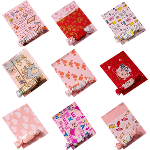 新年牛轧糖包装纸 可爱糖果包装纸手工糯米纸太妃糖纸圣诞节烘焙