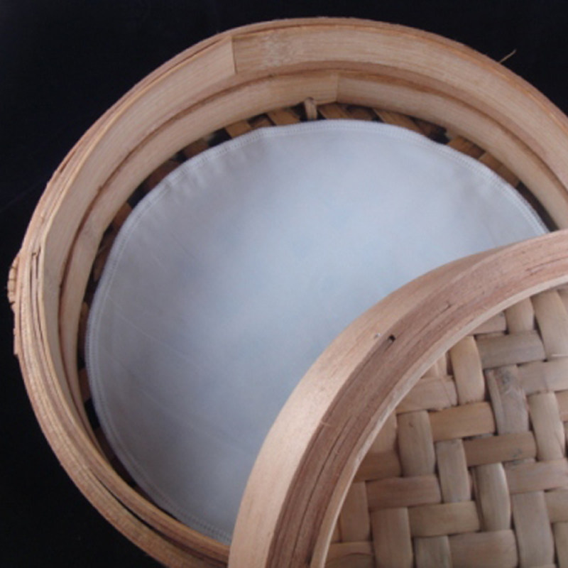 圆形棉布蒸布不粘蒸笼布纱布蒸饭布蒸馒头笼布垫布 蒸包子笼屉布