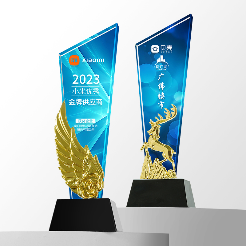 比赛退休毕业水晶奖杯订制创意定制儿童小奖牌定做荣誉纪念品刻字