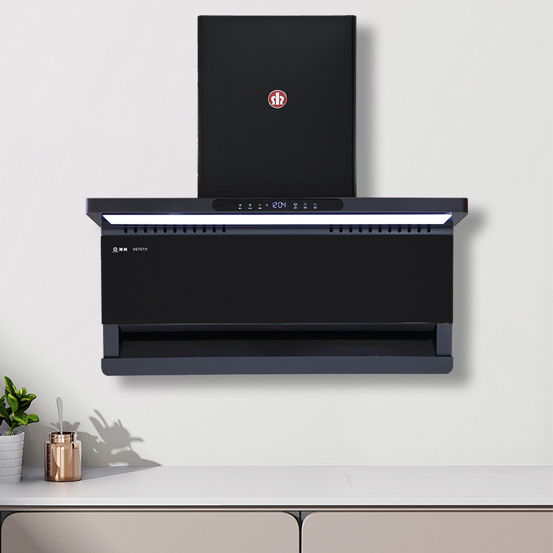 神州家用顶侧双吸油烟机CXW-268-SQ701B