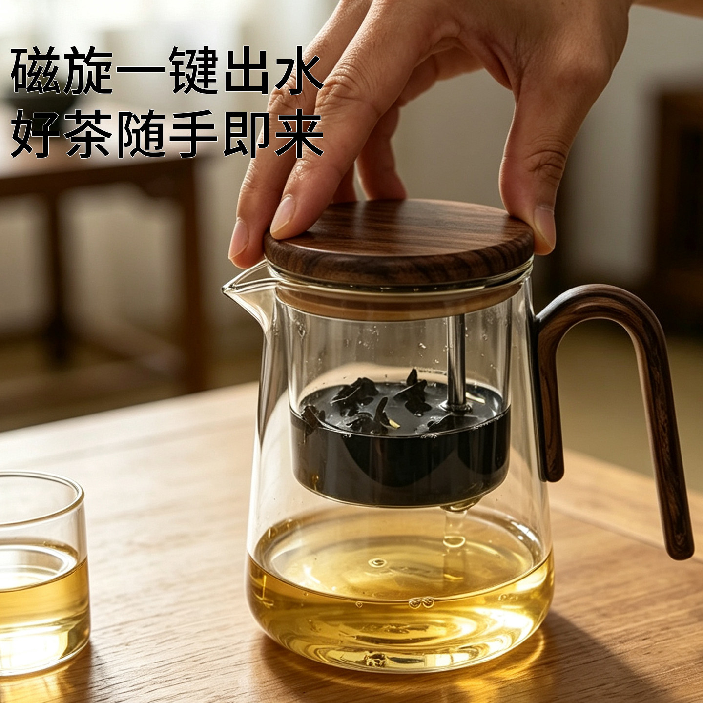 新款【旋转下水】高端磁吸飘逸杯