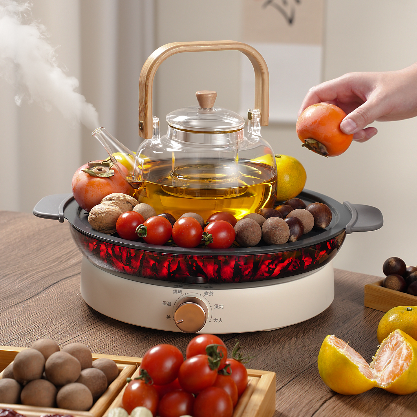 围炉煮茶烤火炉2025新款煮茶套装