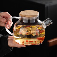 玻璃茶壶泡茶专用冷水壶家用烧水壶明火电陶炉煮茶壶器水果花茶壶