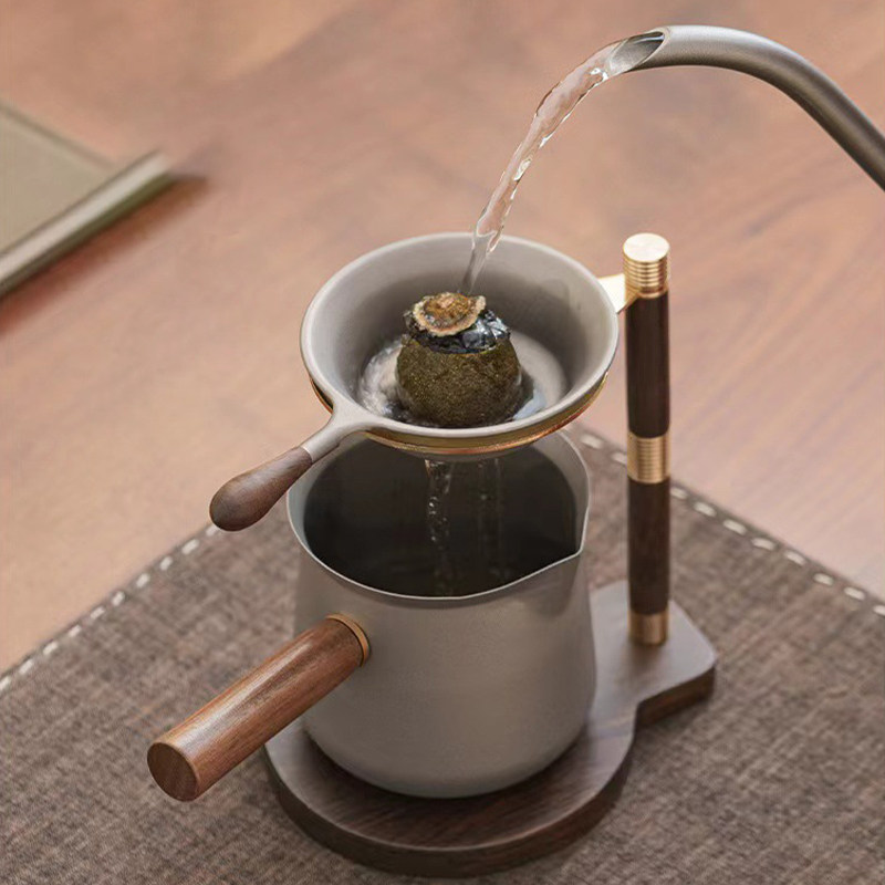 茶漏茶滤高档玻璃公道杯茶楼茶隔图片