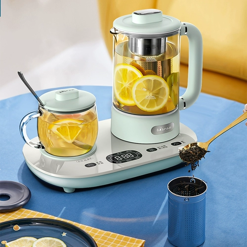 Горшок для здоровья медведя, домашний многофункциональный мини-полностью автоматический офисный маленький электрический чайник с подогревом, цветочный чайник, чайник