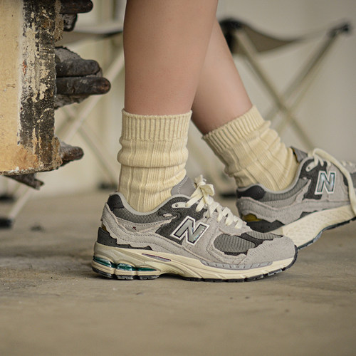 SockLab日杂粗线堆堆叠复古棉袜