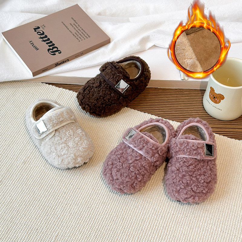 女童毛毛鞋2025冬季新款儿童鞋子二棉加绒豆豆鞋宝宝棉鞋保暖冬鞋,童鞋/婴儿鞋/亲子鞋,棉鞋,淘宝优惠券,粉丝福利购,淘宝优惠卷