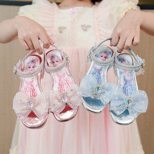 ABCkopaz公主凉鞋女童软底童鞋