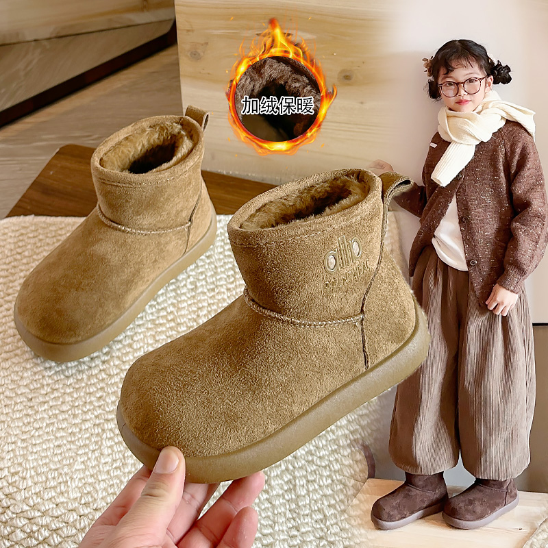 月销1万优质儿童小皮靴短靴