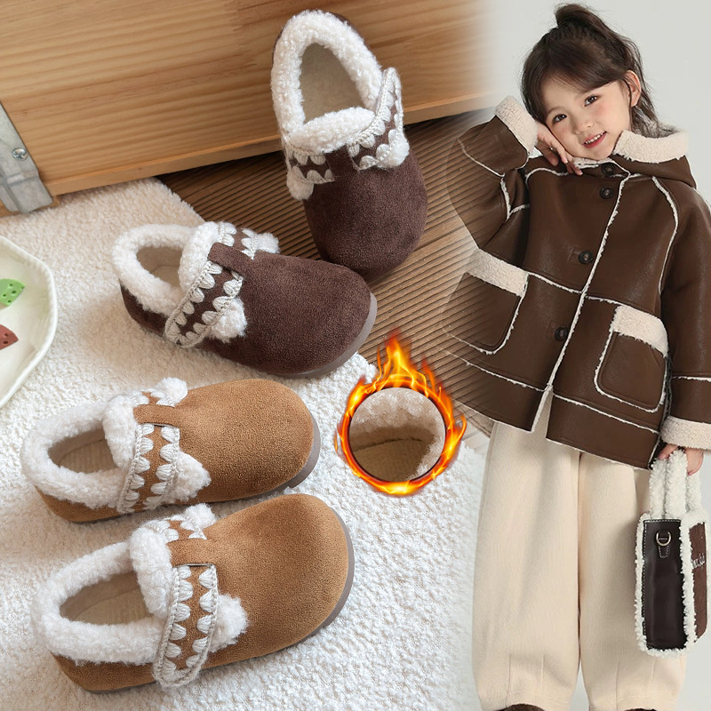 韩版儿童加绒勃肯鞋2025冬季新款女童软底毛毛鞋女宝宝软底大棉鞋,童鞋/婴儿鞋/亲子鞋,棉鞋,淘宝优惠券,粉丝福利购,淘宝优惠卷
