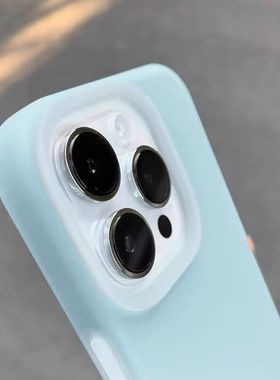 耐脏奶蓝液态硅胶vivoS30适用S50Promini手机壳s20s19果冻感s18半透明s17磨砂x200Promini软x100s防摔X300Pro