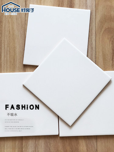 150x150北欧简约厨房纯白小白砖