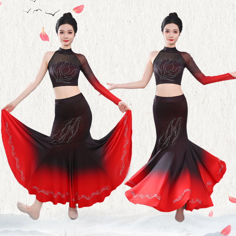 新款傣族舞蹈演出服女艺考