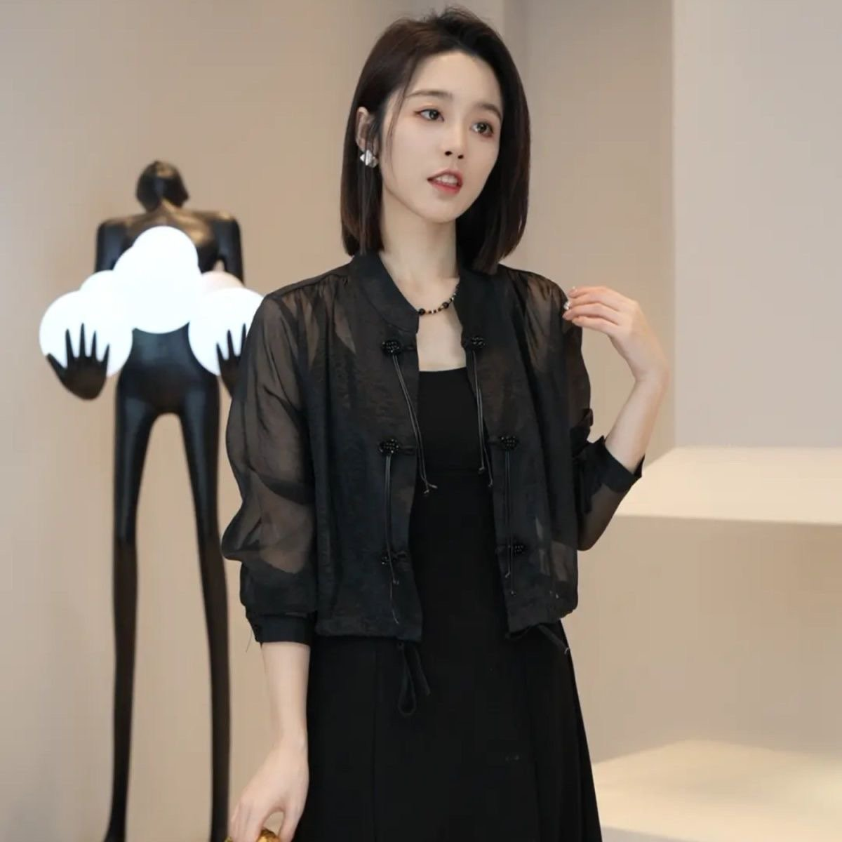 防晒衣衬衫薄款新中式国风