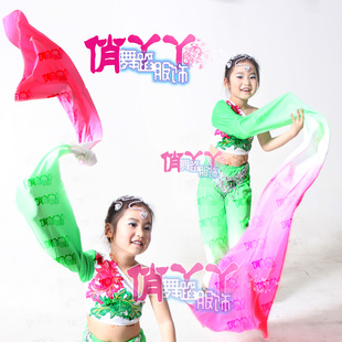 舞 且吟春雨舞台演出民族水袖 六一节舞蹈服 且吟春语舞蹈服装