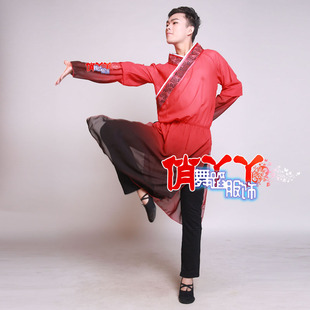 男子神韵古典舞蹈/练功服身韵服藏族表演出服装民族声韵男生成人