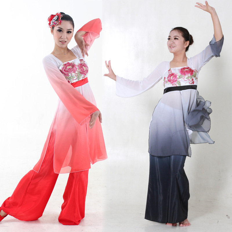 嫦娥红豆花落江南七仙女古典舞蹈演出服装贵妃醉酒舞台伴舞cos服