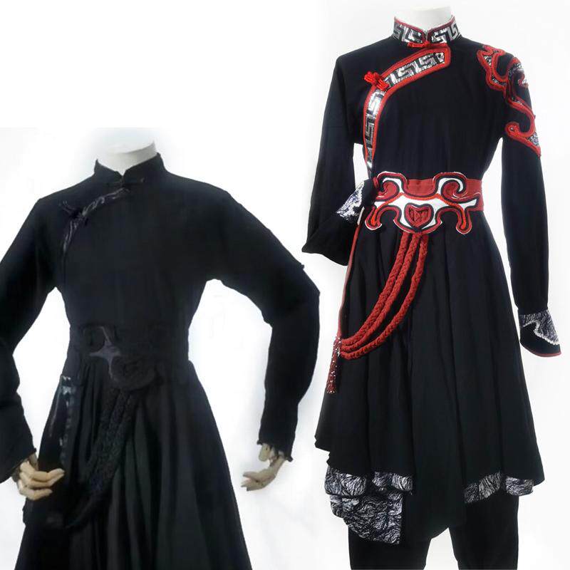 蒙古舞舞蹈服玉人舞纯棉图片
