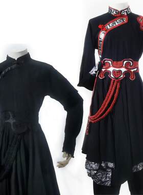 蒙古舞舞蹈服玉人舞纯棉