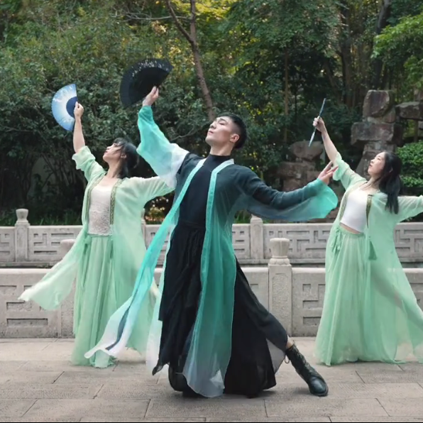 练功服国风外套古典舞醉听风0550