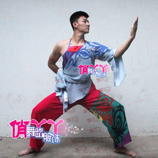 定制书痴！男子独舞古典舞桃李杯男生成人舞蹈服/不支持退换货！