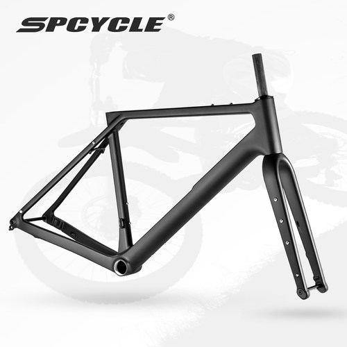 2024款全内走线碳纤维gravel车架UDH尾勾破风砾石自行车车架瓜车