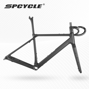 Spcycle G069竞赛级碳纤维Gravel车架全内走线破风瓜车砾石车架