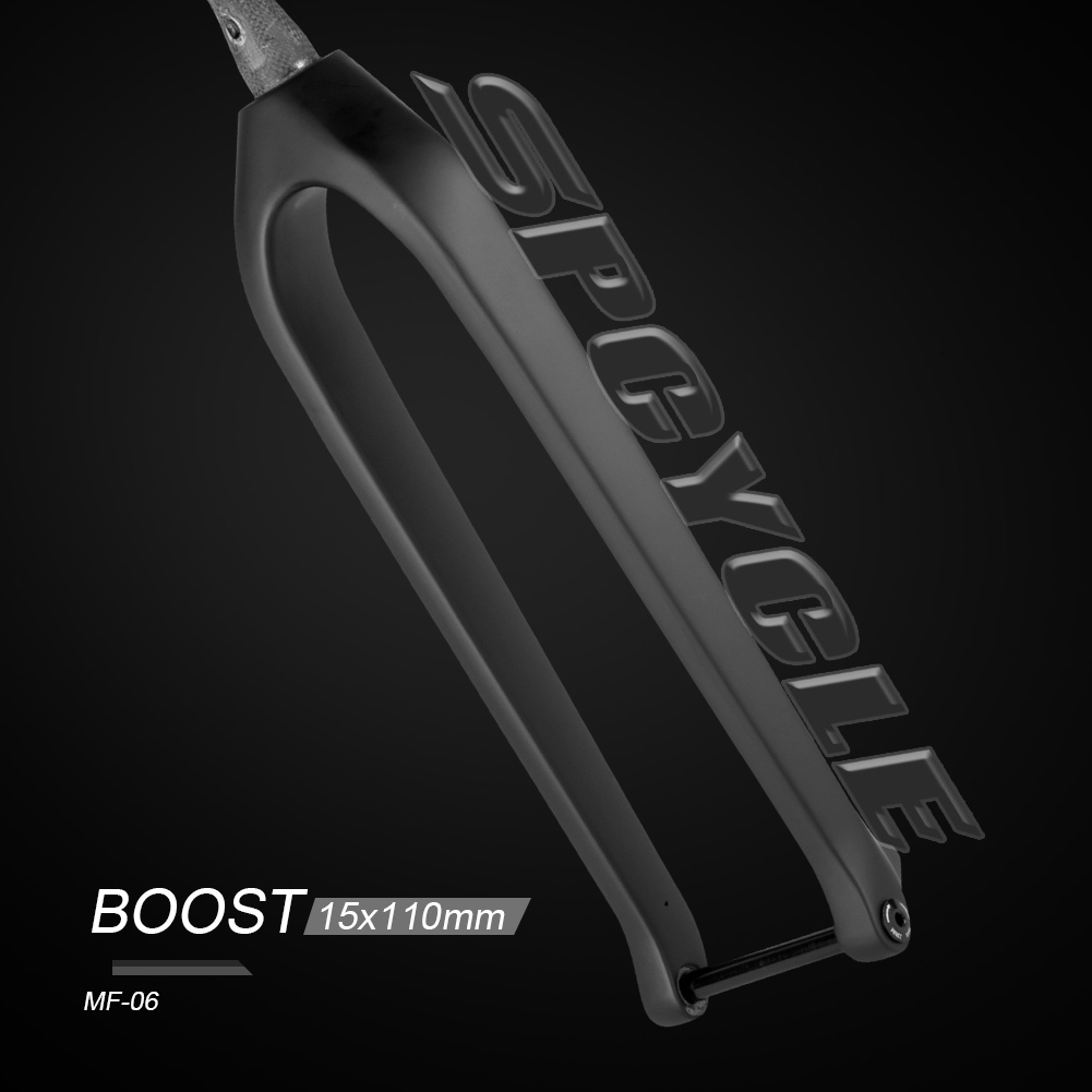 全内走线29er boost碳纤维山地自行车前叉29寸碟刹山马硬叉
