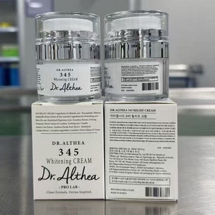 韩国Dr.Althea 345抗氧面霜 滋润保湿密集修护屏障舒护痘油敏肌