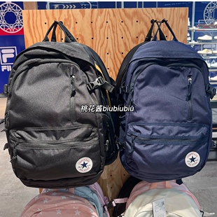 A19 A01 A14 CONVERSE匡威双肩包书包男女黑红色背包10021138 正品