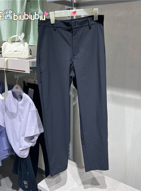 New balance新百伦 NB 锥形纯色运动休闲裤男女款黑色AMP51327-BK