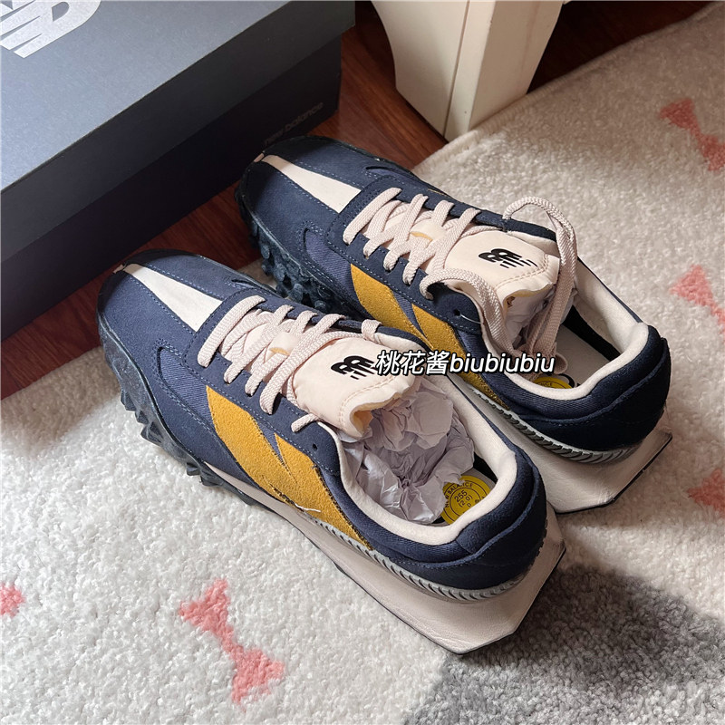 NBXC72系列复古做旧蓝黄休闲鞋
