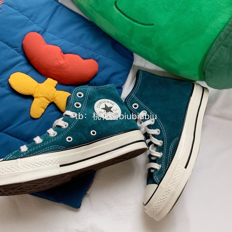 CONVERSE匡威1970S暗宝蓝孔雀蓝橘色麂皮帆布鞋166214C 166217C,运动鞋new,帆布鞋,淘宝优惠券,粉丝福利购,淘宝优惠卷