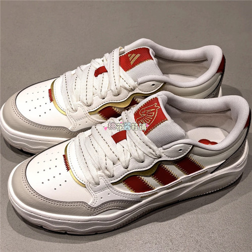 Adidas阿迪达斯26新年马年限定Lite红白色运动板鞋休闲鞋KH9021