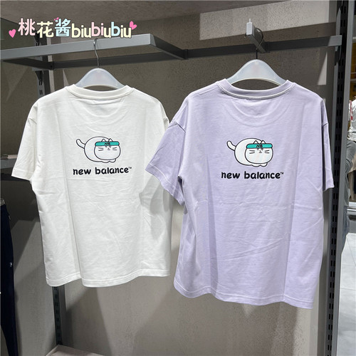 New balance新百伦NB 运动休闲T恤 女款 紫色 AWT52377-GRV-SST