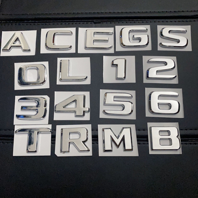 适用于奔驰benz车标A200L C260L E300L GLA GLC GLE单个字母车标