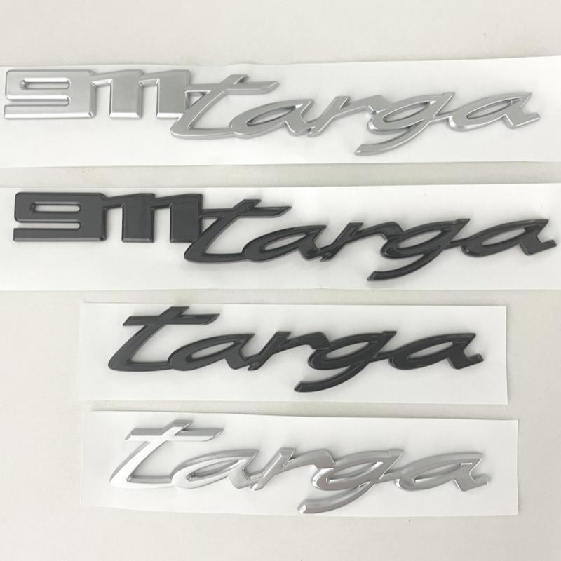 新款保时捷Taycan车标卡雷拉911targa 4S字母改装后尾箱英文标志