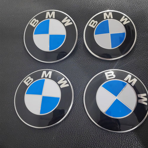宝马BMW车标X5蓝白标志E53 E70 F15 G05前引擎机盖后车尾箱轮毂盖