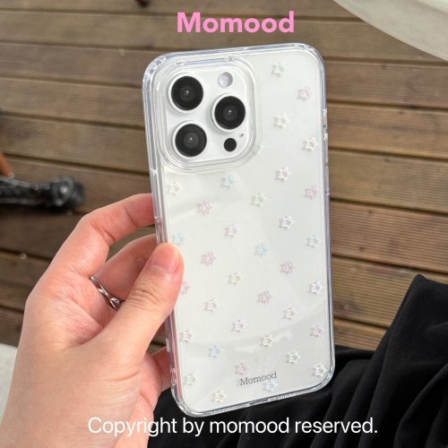 MoMood彩色星星亚克力手机壳