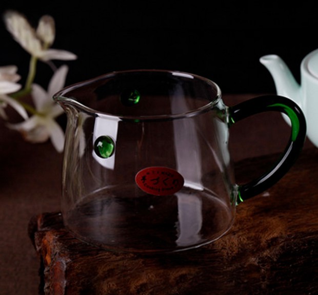 恒福正品功夫茶具高硼硅耐高温玻璃公道杯小鸟茶海分茶器家用匀杯