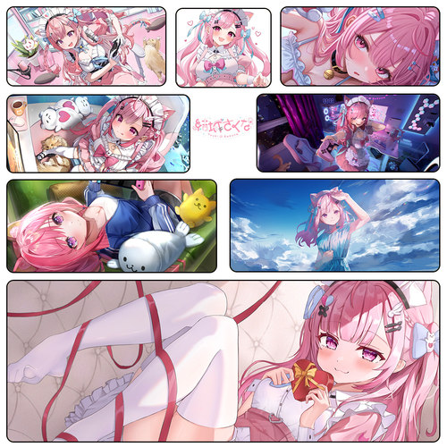 结城昨日奈鼠标垫Vtuber