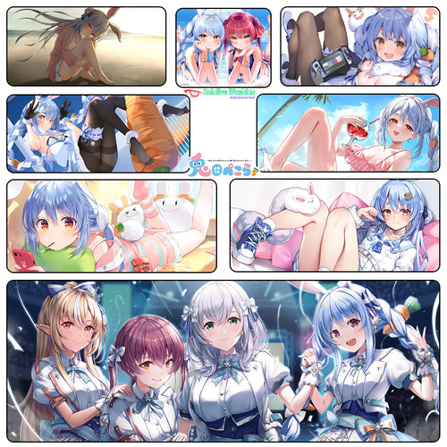 兔田佩克拉鼠标垫Hololive键盘垫