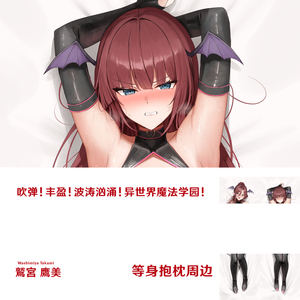 吹弹！丰盈！波涛汹涌！异世界魔法学园等身抱枕炎孕枕套鷲宮鷹美